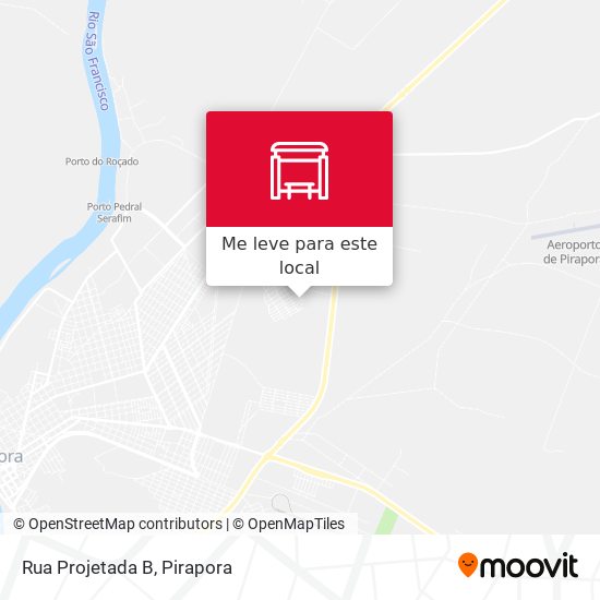 Rua Projetada B mapa