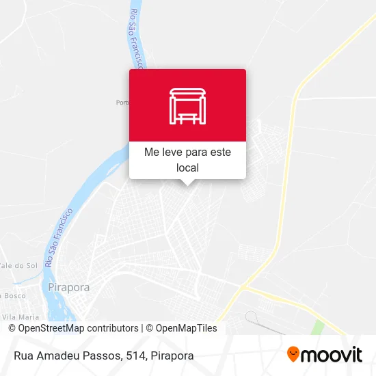 Rua Amadeu Passos, 514 mapa