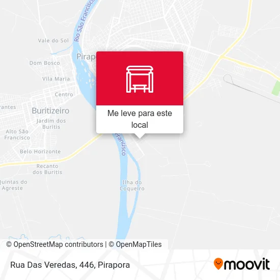 Rua Das Veredas, 446 mapa