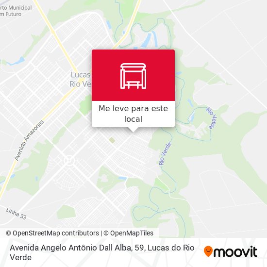 Avenida Angelo Antônio Dall Alba, 59 mapa