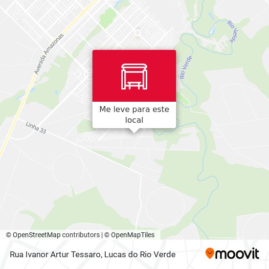 Rua Ivanor Artur Tessaro mapa