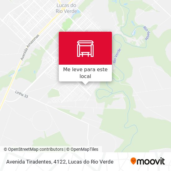 Avenida Tiradentes, 4122 mapa