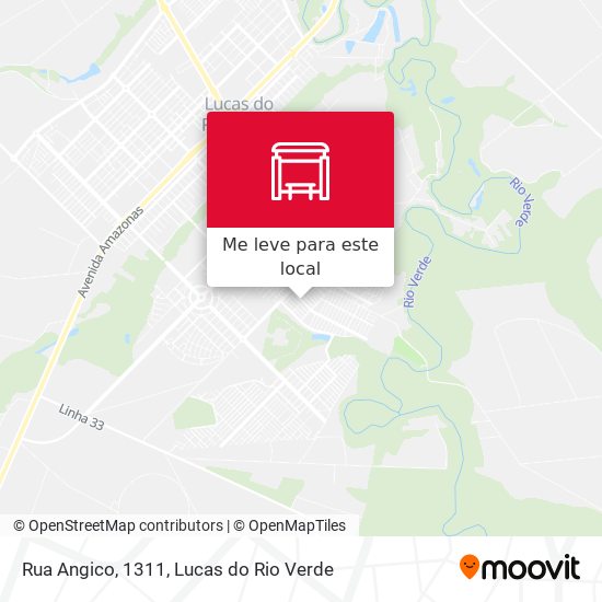 Rua Angico, 1311 mapa