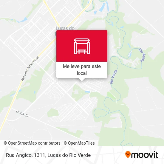 Rua Angico, 1311 mapa