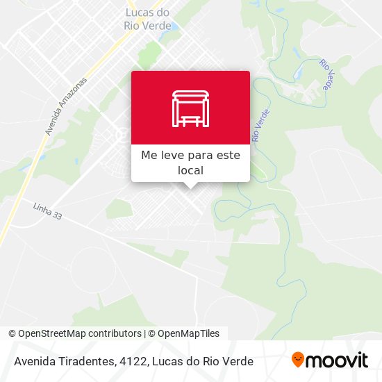 Avenida Tiradentes, 4122 mapa