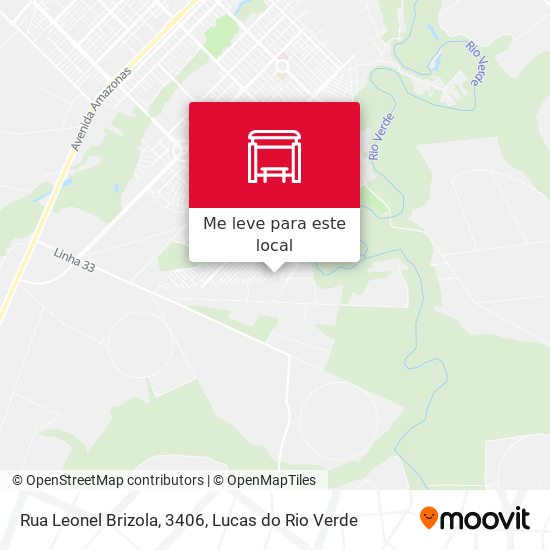 Rua Leonel Brizola, 3406 mapa