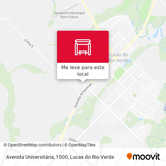 Avenida Universitária, 1000 mapa