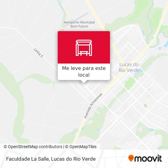 Faculdade La Salle mapa