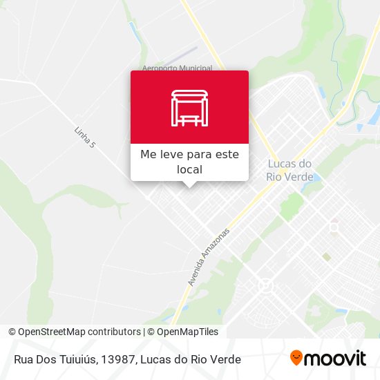 Rua Dos Tuiuiús, 13987 mapa