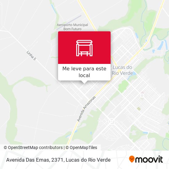 Avenida Das Emas, 2371 mapa