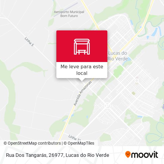 Rua Dos Tangarás, 26977 mapa