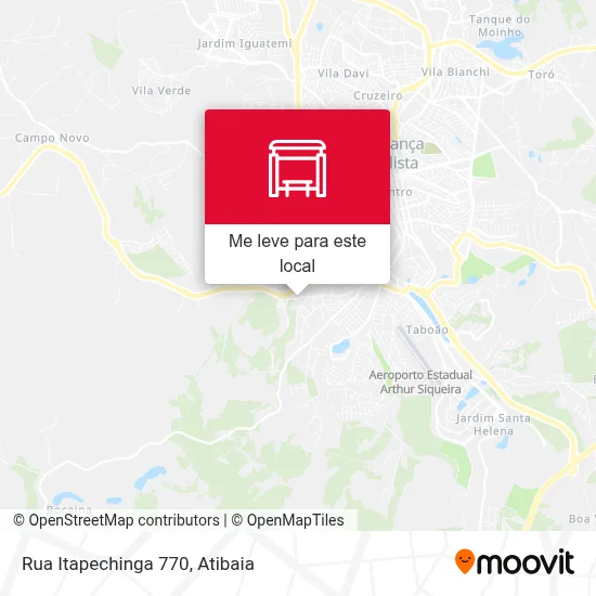 Rua Itapechinga 770 mapa