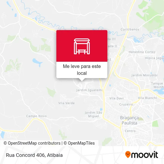 Rua Concord 406 mapa