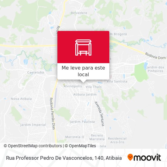 Rua Professor Pedro De Vasconcelos, 140 mapa
