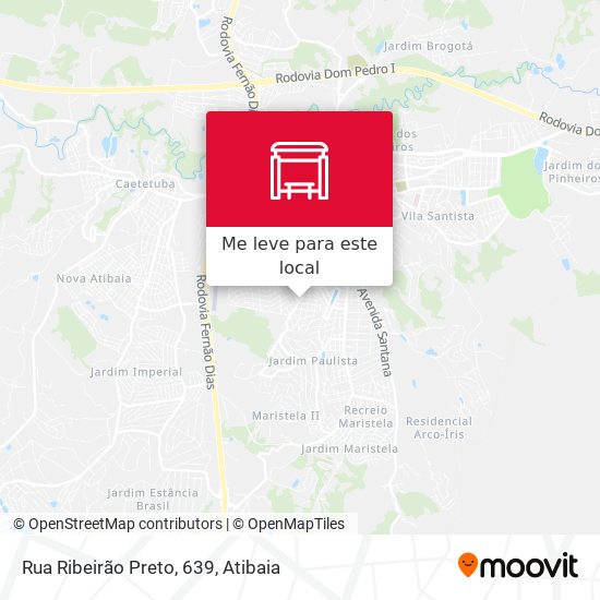 Rua Ribeirão Preto, 639 mapa