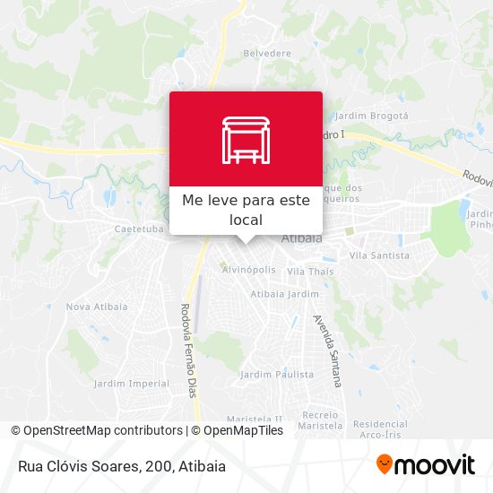 Rua Clóvis Soares, 200 mapa