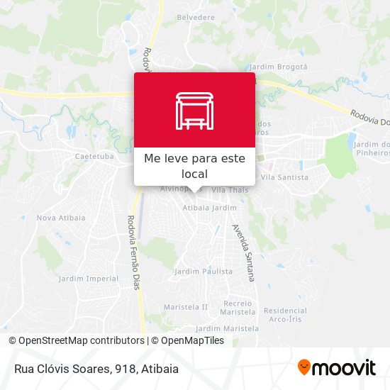 Rua Clóvis Soares, 918 mapa
