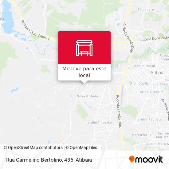 Rua Carmelino Bertolino, 435 mapa