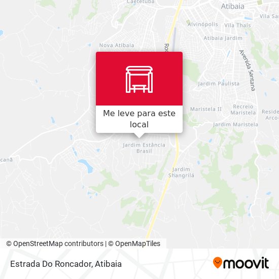 Estrada Do Roncador mapa