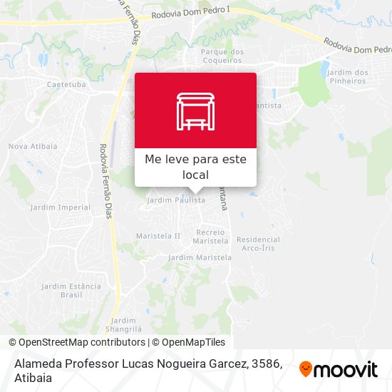 Alameda Professor Lucas Nogueira Garcez, 3586 mapa