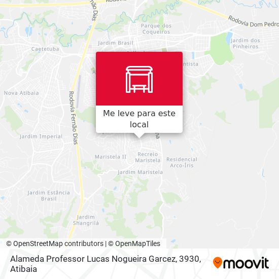 Alameda Professor Lucas Nogueira Garcez, 3930 mapa