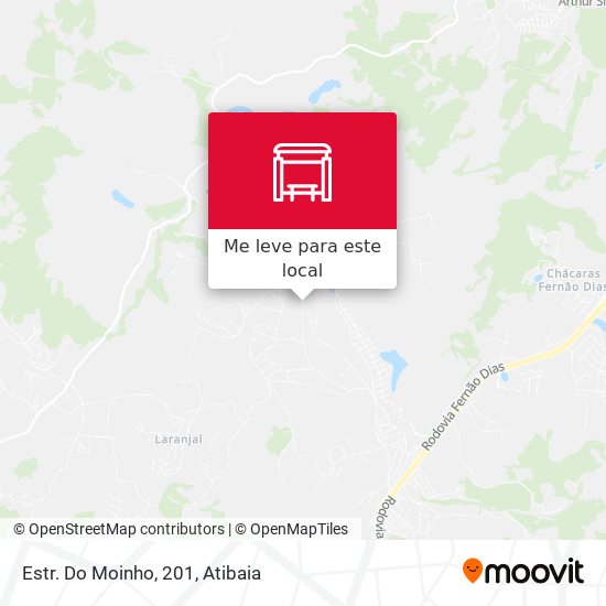 Estr. Do Moinho, 201 mapa