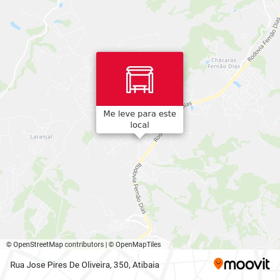 Rua Jose Pires De Oliveira, 350 mapa