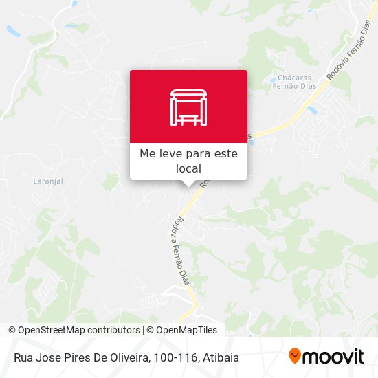 Rua Jose Pires De Oliveira, 100-116 mapa