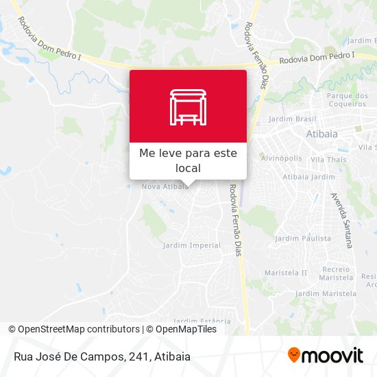 Rua José De Campos, 241 mapa