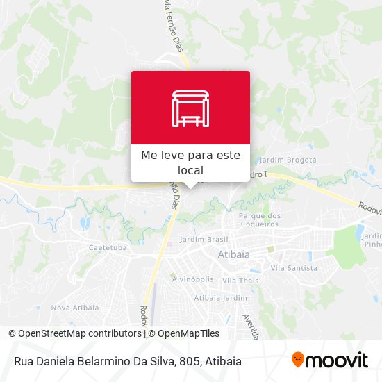 Rua Daniela Belarmino Da Silva, 805 mapa