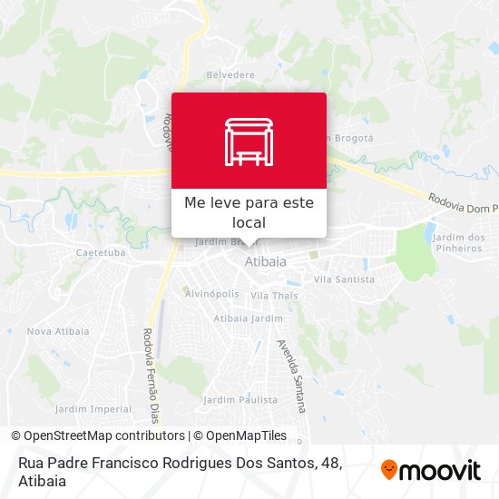 Rua Padre Francisco Rodrigues Dos Santos, 48 mapa