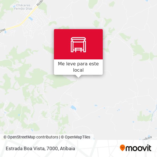Estrada Boa Vista, 7000 mapa