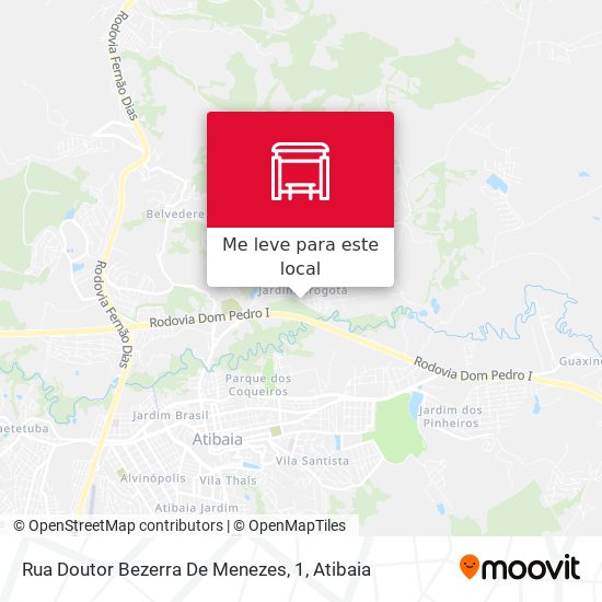 Rua Doutor Bezerra De Menezes, 1 mapa