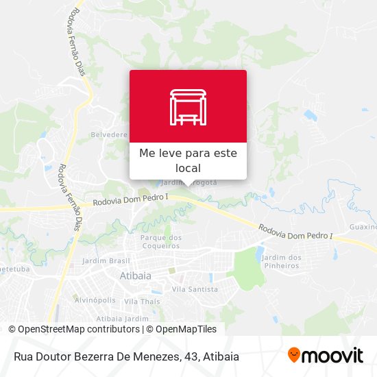 Rua Doutor Bezerra De Menezes, 43 mapa