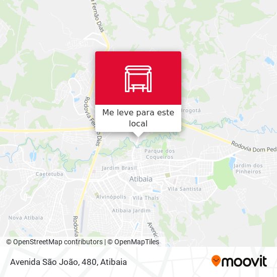 Avenida São João, 480 mapa