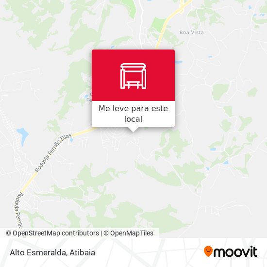 Alto Esmeralda mapa