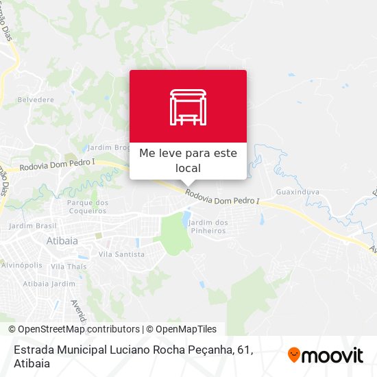 Estrada Municipal Luciano Rocha Peçanha, 61 mapa