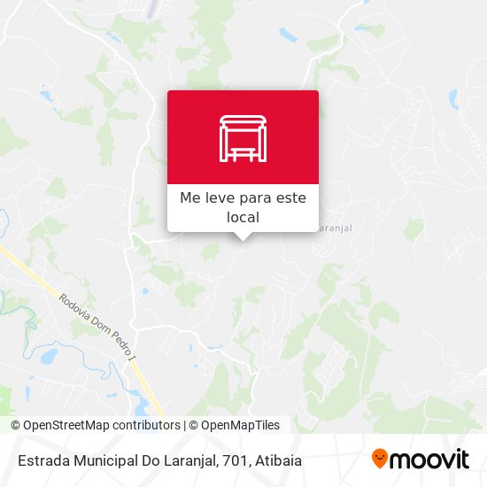 Estrada Municipal Do Laranjal, 701 mapa