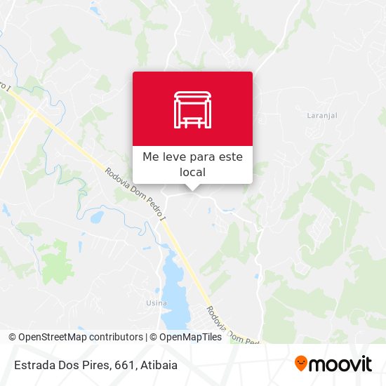 Estrada Dos Pires, 661 mapa