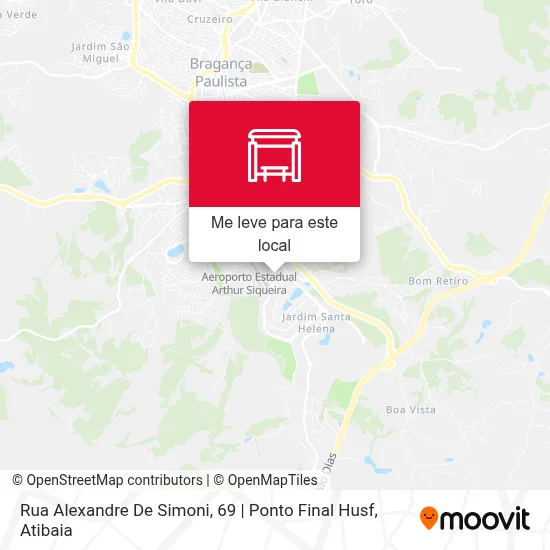 Rua Alexandre De Simoni, 69 | Ponto Final Husf mapa