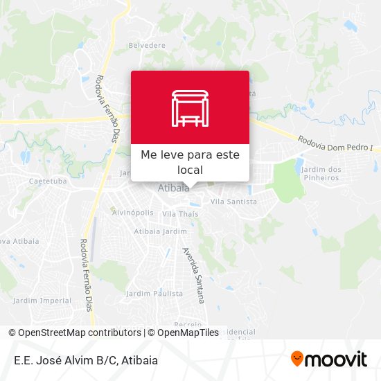 E.E. José Alvim B/C mapa