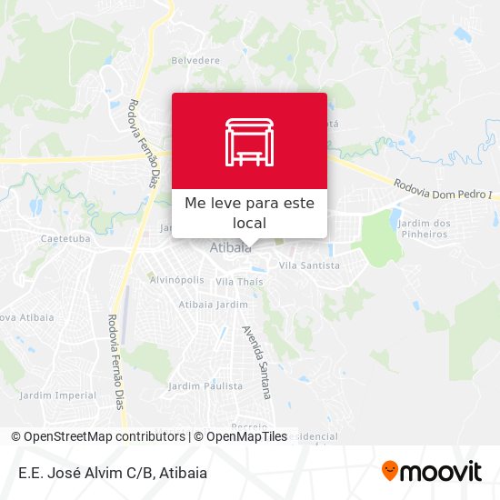 E.E. José Alvim C/B mapa