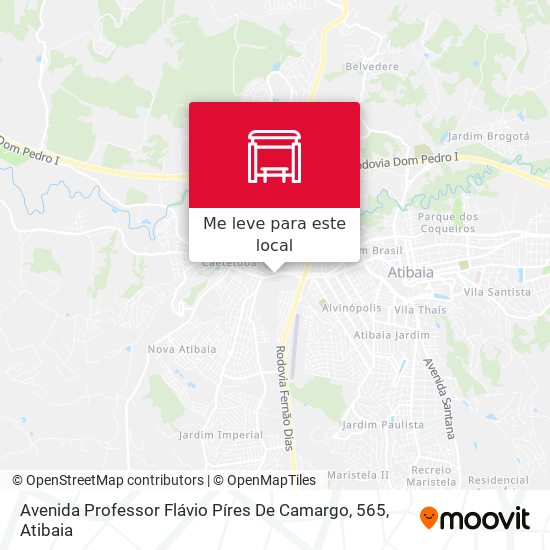 Avenida Professor Flávio Píres De Camargo, 565 mapa