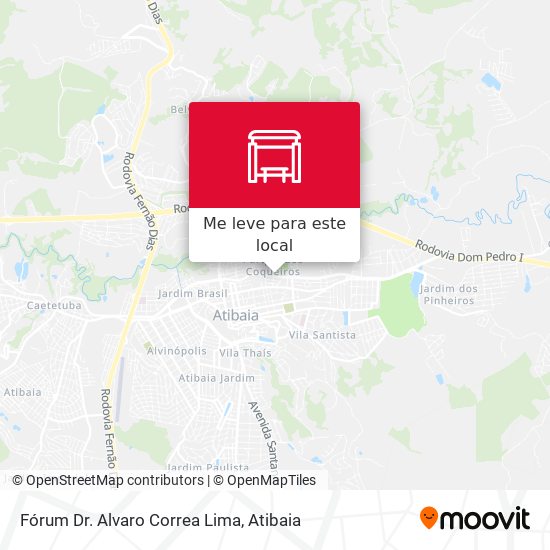 Fórum Dr. Alvaro Correa Lima mapa