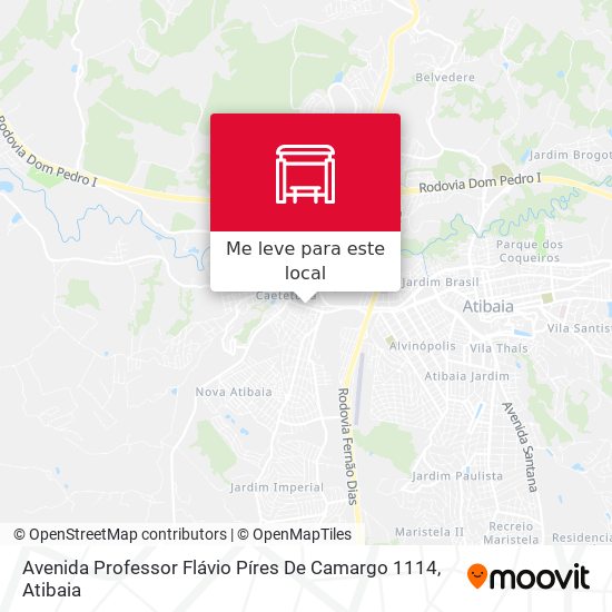 Avenida Professor Flávio Píres De Camargo 1114 mapa