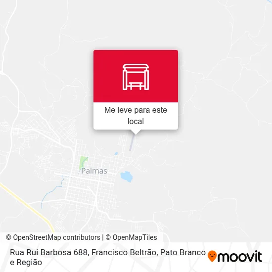 Rua Rui Barbosa 688 mapa