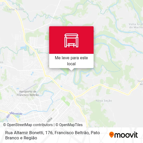 Rua Altamir Bonetti, 176 mapa