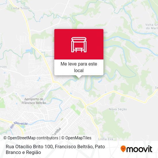 Rua Otacílio Brito 100 mapa