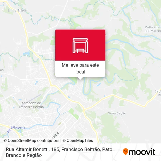 Rua Altamir Bonetti, 185 mapa