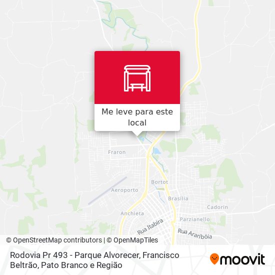 Rodovia Pr 493 - Parque Alvorecer mapa
